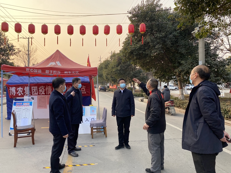 市财政局（国资委）到九一国产精品调研督导疫情防控工作