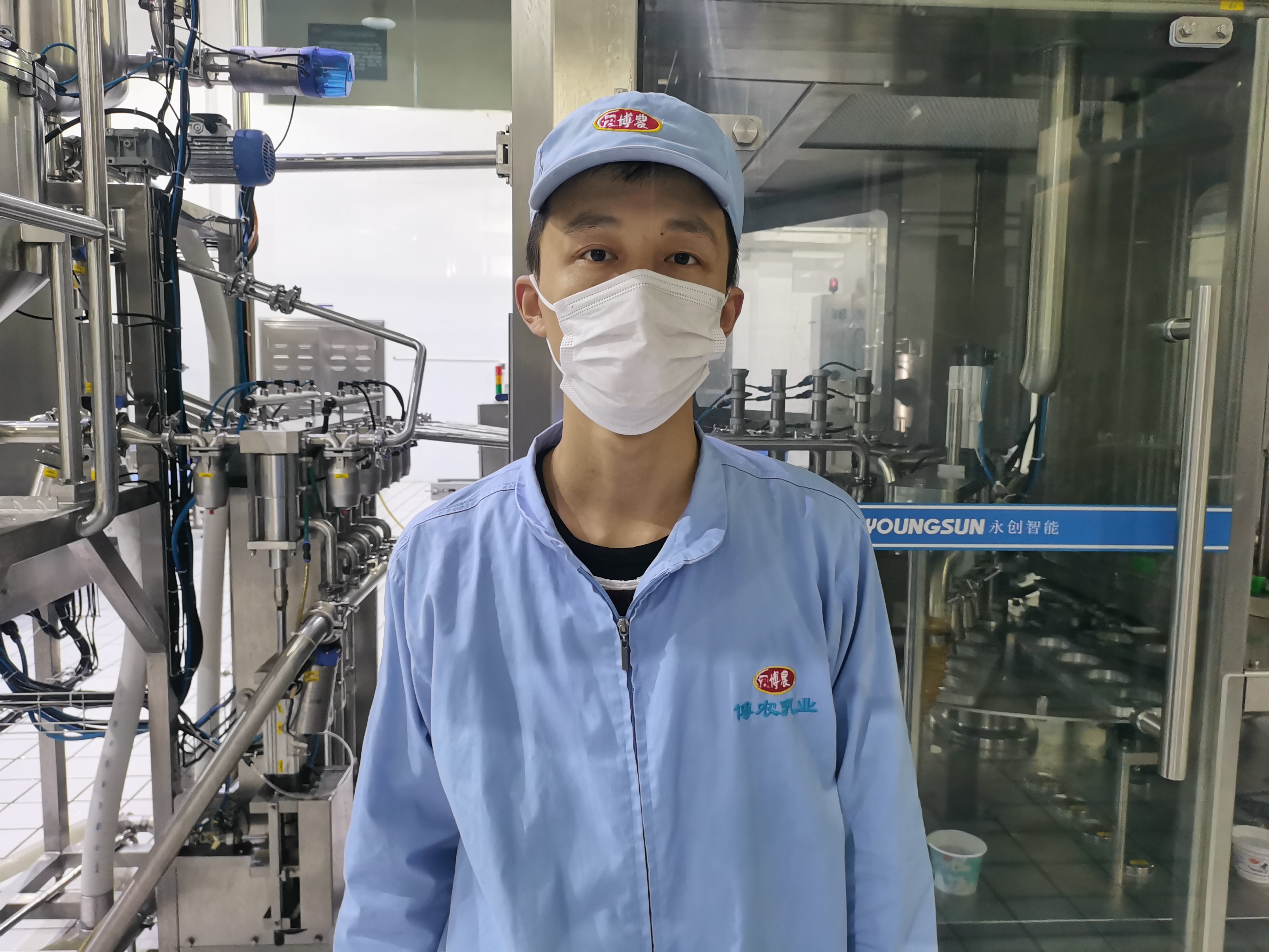 博农乳业灌装段“拼命三郎”---毋帅帅